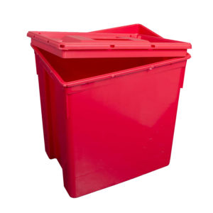 30 L rød beholder for farlig avfall